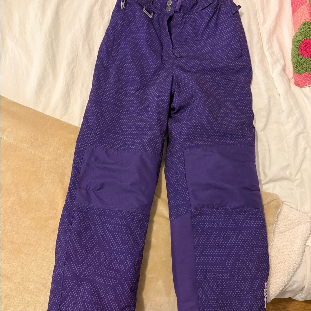 Purple Kids Ski Bottoms